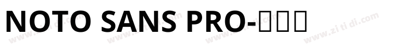 NOTO SANS PRO字体转换